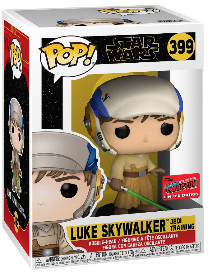 Figurine Pop Star Wars 9 : L'Ascension de Skywalker #399 pas cher : Luke Skywalker entrainement Jedi