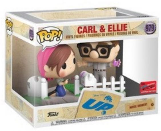 Figurine Funko Pop Là-Haut [Disney] #979 Carl et Ellie peinture