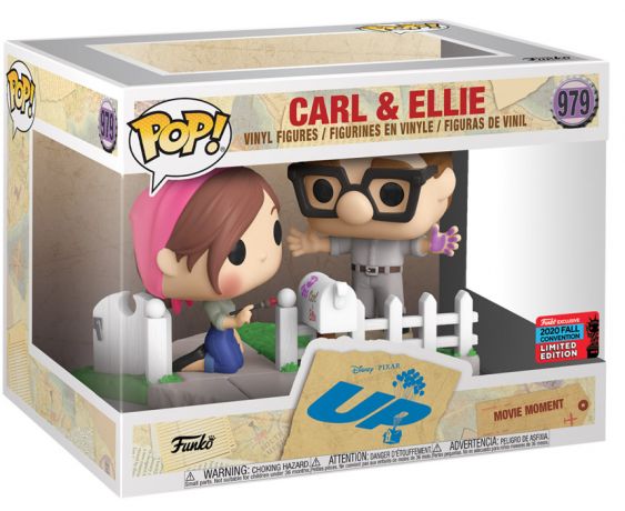 Figurine Pop Là-Haut [Disney] #979 pas cher : Carl et Ellie peinture