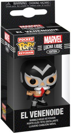 Figurine Funko Pop Marvel Lucha Libre El Venenoide - Porte-clés