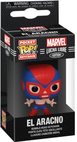 Figurine Funko Pop Marvel Lucha Libre El Aracno - Porte-clés