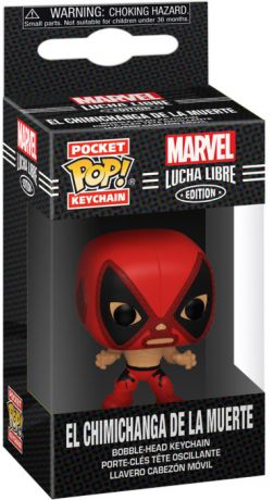 Figurine Funko Pop Marvel Lucha Libre El Chimichanga de la Muerte - Porte-clés