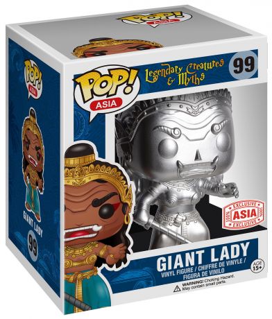 Figurine Funko Pop Créatures légendaires et mythes #99 Giant Lady - Argent