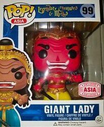 Figurine Funko Pop Créatures légendaires et mythes #99 GIant Lady - Rouge