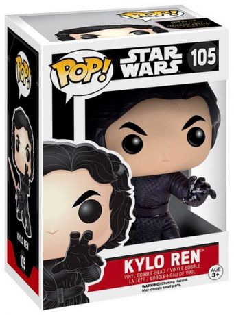 Figurine Funko Pop Star Wars 7 : Le Réveil de la Force #105 Kylo Ren - Sans masque