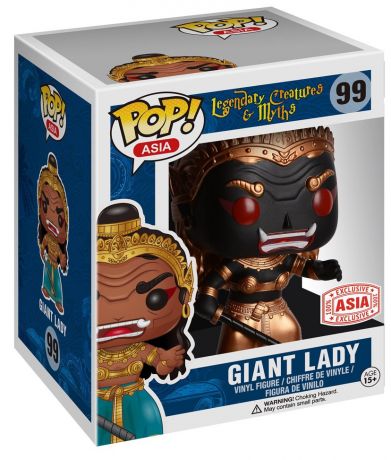 Figurine Funko Pop Créatures légendaires et mythes #99 Giant Lady - Noir et Or