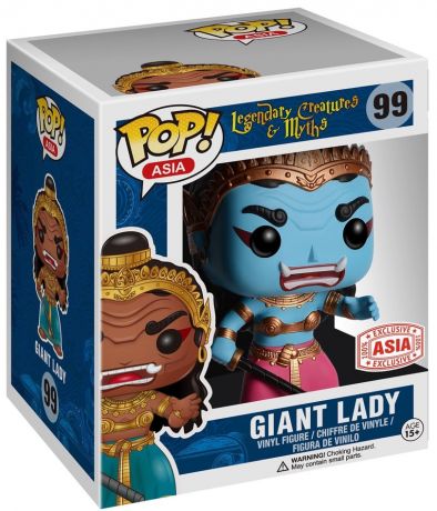 Figurine Funko Pop Créatures légendaires et mythes #99 Giant Lady - Bleu clair