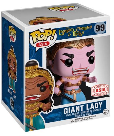 Figurine Funko Pop Créatures légendaires et mythes #99 Giant Lady - Rose clair