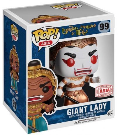 Figurine Funko Pop Créatures légendaires et mythes #99 Giant Lady - Blanc et Or