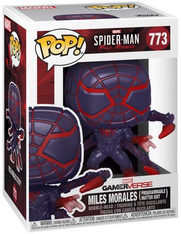 Figurine Funko Pop Marvel's Spider-Man: Miles Morales #773 Miles Morales Matière Programmable