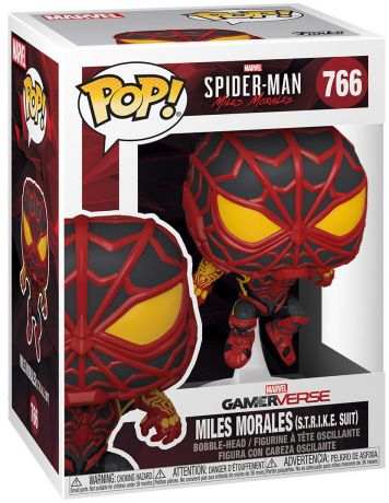 Figurine Funko Pop Marvel's Spider-Man: Miles Morales #766 Morales Miles S.T.R.I.K.E. Costume