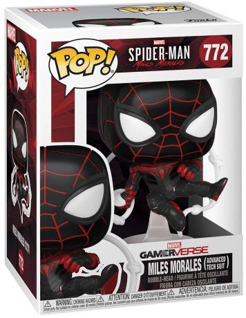 Figurine Funko Pop Marvel's Spider-Man: Miles Morales #772 Morales Miles Advanced Tech Suit