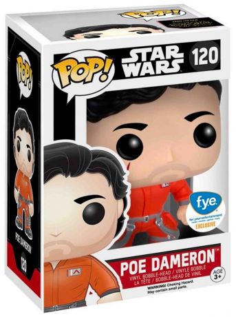 Figurine Funko Pop Star Wars 7 : Le Réveil de la Force #120 Poe Dameron - Combinaison X-Wing