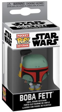 Figurine Funko Pop Star Wars : Le Mandalorien Boba Fett - Porte clés