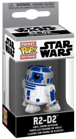 Figurine Funko Pop Star Wars 4 : Un nouvel espoir R2-D2 - Porte clés