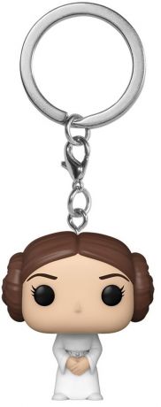 Figurine Funko Pop Star Wars : The Clone Wars Princesse Leia - Porte clés