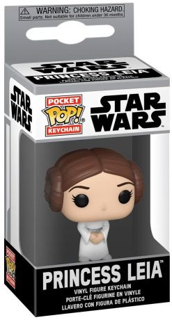 Figurine Funko Pop Star Wars : The Clone Wars Princesse Leia - Porte clés