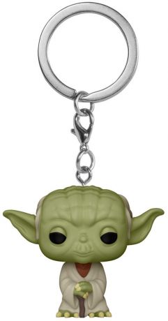 Figurine Funko Pop Star Wars : The Clone Wars Yoda - Porte clés