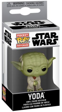 Figurine Funko Pop Star Wars : The Clone Wars Yoda - Porte clés