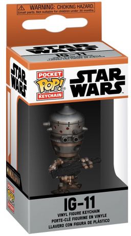 Figurine Funko Pop Star Wars : Le Mandalorien IG-11 - Porte clés