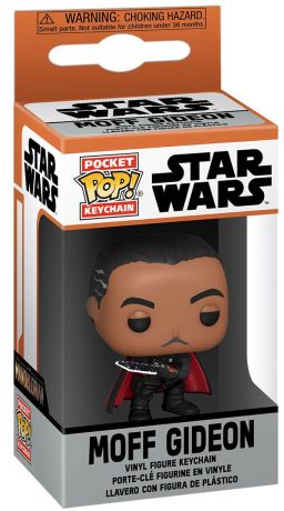 Figurine Funko Pop Star Wars : Le Mandalorien Moff Gideon - Porte clés