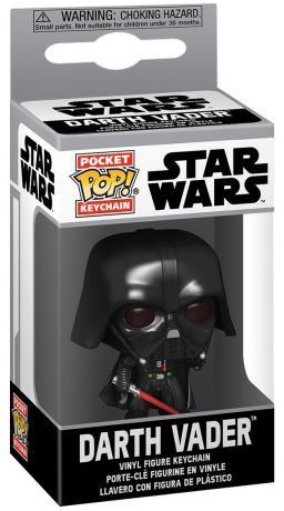 Figurine Funko Pop Star Wars : The Clone Wars Dark vador - Porte clés