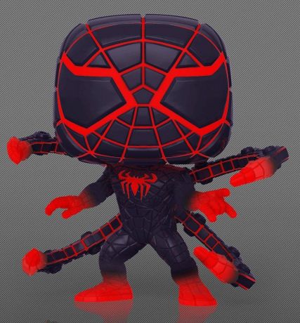 Figurine Funko Pop Marvel's Spider-Man: Miles Morales #775 Miles Morales Combinaison programmable - Glow in the dark