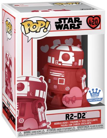 Figurine Funko Pop Star Wars : Saint-Valentin #420 R2-D2 Saint-Valentin