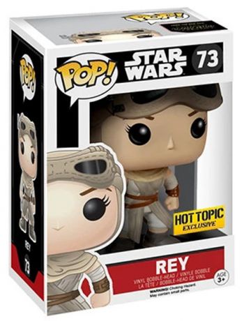 Figurine Funko Pop Star Wars 7 : Le Réveil de la Force #73 Rey - Lunettes