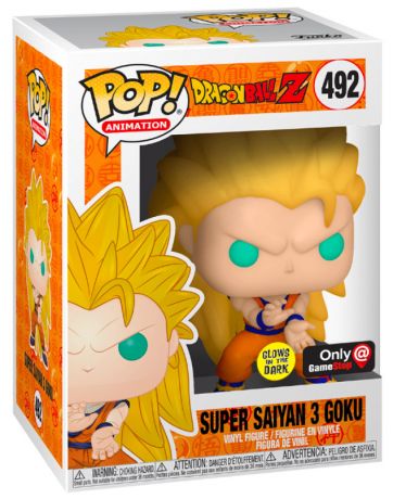 Figurine Funko Pop Dragon Ball Z #492 Goku Super Saiyan 3 - Glow In the Dark