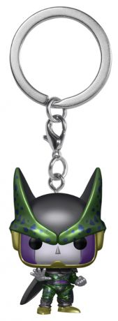 Figurine Funko Pop Dragon Ball Cell forme parfaite - Porte clés Métallique 