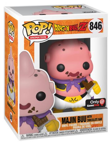 Figurine Funko Pop Dragon Ball Z #846 Majin Boo avec tablette de chocolat