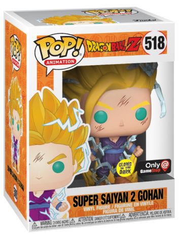 Figurine Funko Pop Dragon Ball #518 Super Saiyan 2 Gohan - Glow in the dark