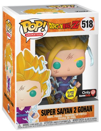 Figurine Funko Pop Dragon Ball Z #518 Super Saiyan 2 Gohan - Glow in the dark