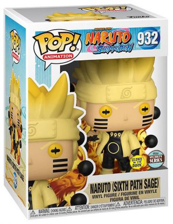 Figurine Funko Pop Naruto #932 Naruto Chakra de Kyûbi - Glow In The Dark