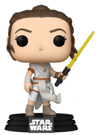 Figurine Funko Pop Star Wars 9 : L'Ascension de Skywalker #432 Rey Sabre laser jaune