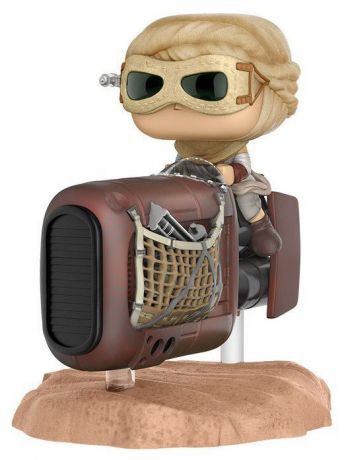 Figurine Funko Pop Star Wars 7 : Le Réveil de la Force #174 Rey - Avec Speeder