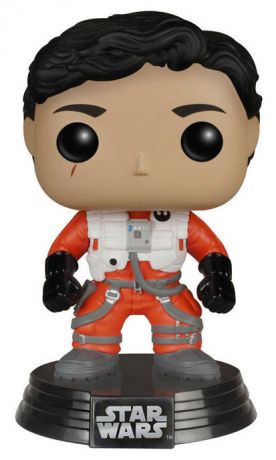 Figurine Funko Pop Star Wars 7 : Le Réveil de la Force #72 Poe Dameron - Sans Casque