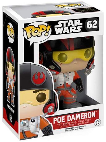 Figurine Funko Pop Star Wars 7 : Le Réveil de la Force #62 Poe Dameron