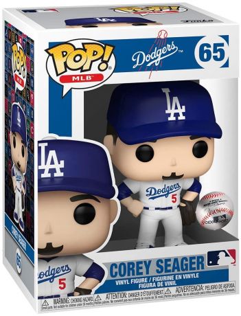 Figurine Funko Pop MLB : Ligue Majeure de Baseball #65 Corey Seager