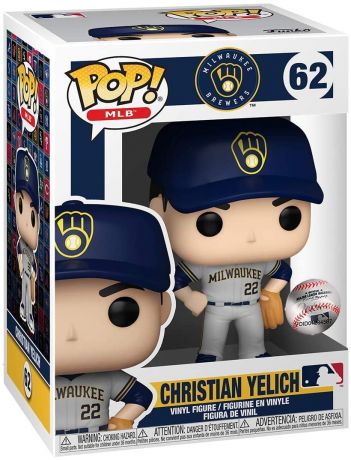 Figurine Funko Pop MLB : Ligue Majeure de Baseball #62 Christian Yelich