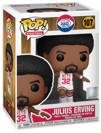 Figurine Funko Pop NBA #107 Julius Erving - Nets