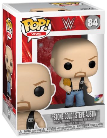 Figurine Funko Pop WWE #84 Stone Cold avec ceinture