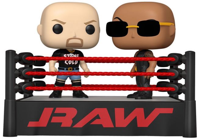 Figurine Funko Pop WWE Rock vs Stone Cold