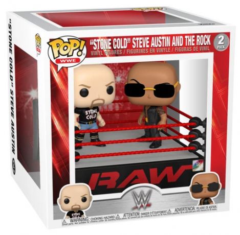 Figurine Funko Pop WWE Rock vs Stone Cold