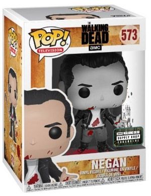 Figurine Funko Pop The Walking Dead #573 Negan - Rasé de près - Noir et blanc