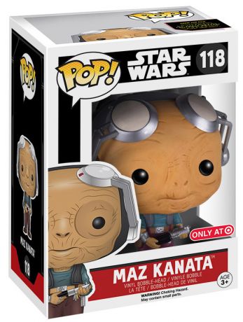 Figurine Funko Pop Star Wars 7 : Le Réveil de la Force #118 Maz Kanata - Lunettes relevées