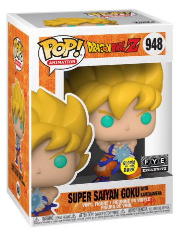 Figurine Funko Pop Dragon Ball Z #948 Goku Super Saiyan Kamehameha - Glow in the dark