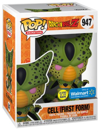 Figurine Funko Pop Dragon Ball Z #947 Cell première forme - Glow In the Dark