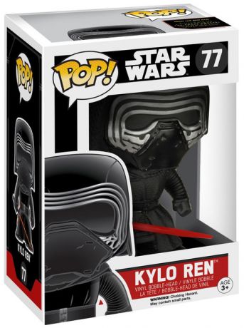 Figurine Funko Pop Star Wars 7 : Le Réveil de la Force #77 Kylo Ren - Sans capuche